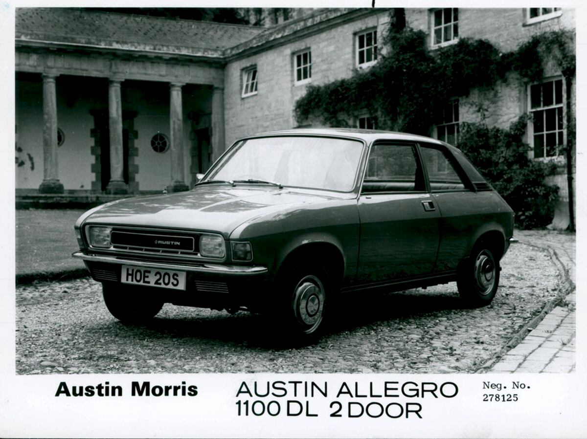 A publicity picture of the Austin Allegro