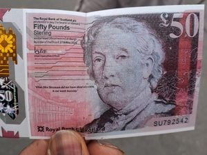 The Scottish £50 notes are counterfeit