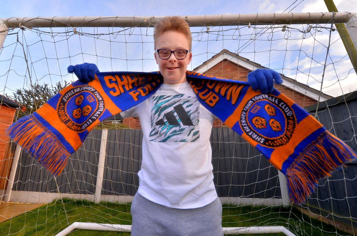 Christian Peacock, 15, has Down's Syndrome, but doesn't let it stop his love of football