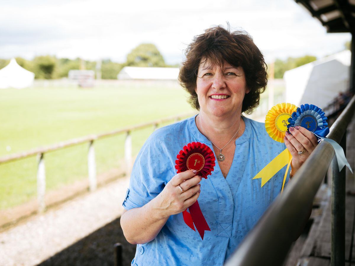 BORDER COPYRIGHT SHROPSHIRE STAR JAMIE RICKETTS 02/08/2022 - New Oswestry Show chairman, Janet Ward, ahead of Oswestry Show this weekend..