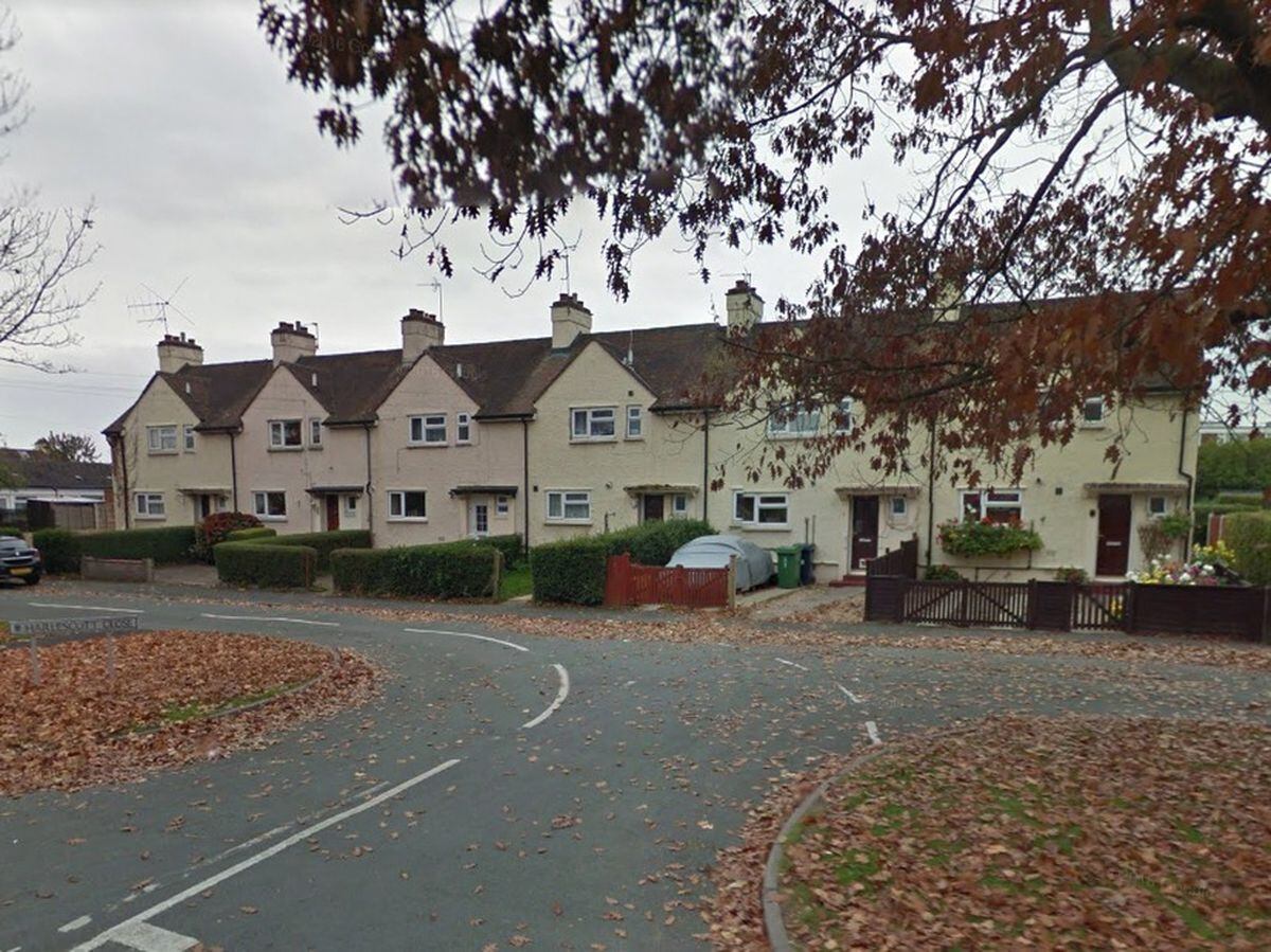 Harlescott Close in Shrewsbury, where the incident happened. Photo: Google Street View.