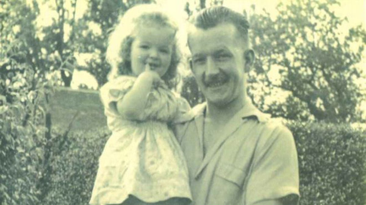 Mr Kerr, pictured with his late daughter Maryanne, had been living at a care home in Newtown