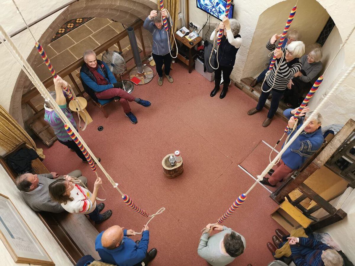 St Milburga's has had eight new bells installed. Picture: Ashley Smith