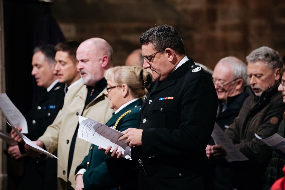 The carol concert for river safety at St Mary's Church, Shrewsbury 