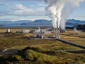 A geothermal plant in Iceland