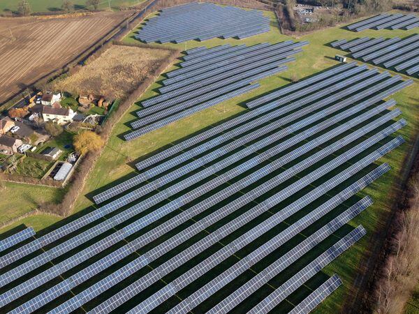 A similar solar farm at Wheat Leasows in Telford
