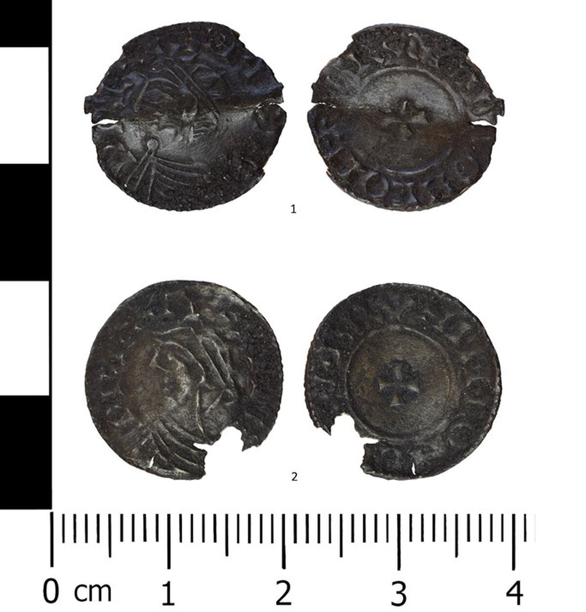 Coins from the reign of Edward the Confessor. Pictures: Birmingham Museums Trust on behalf of the Portable Antiquities Scheme