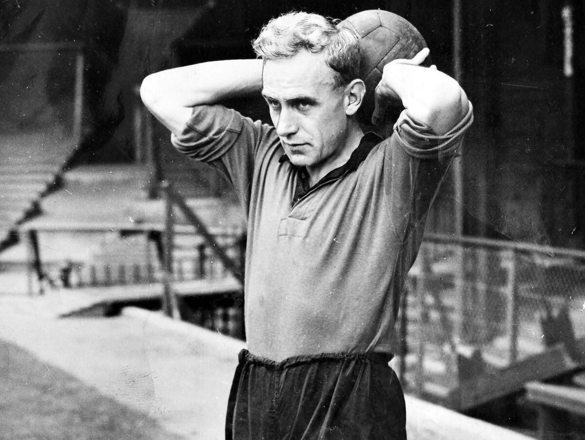 Wolves and England footballing legend Billy Wright.