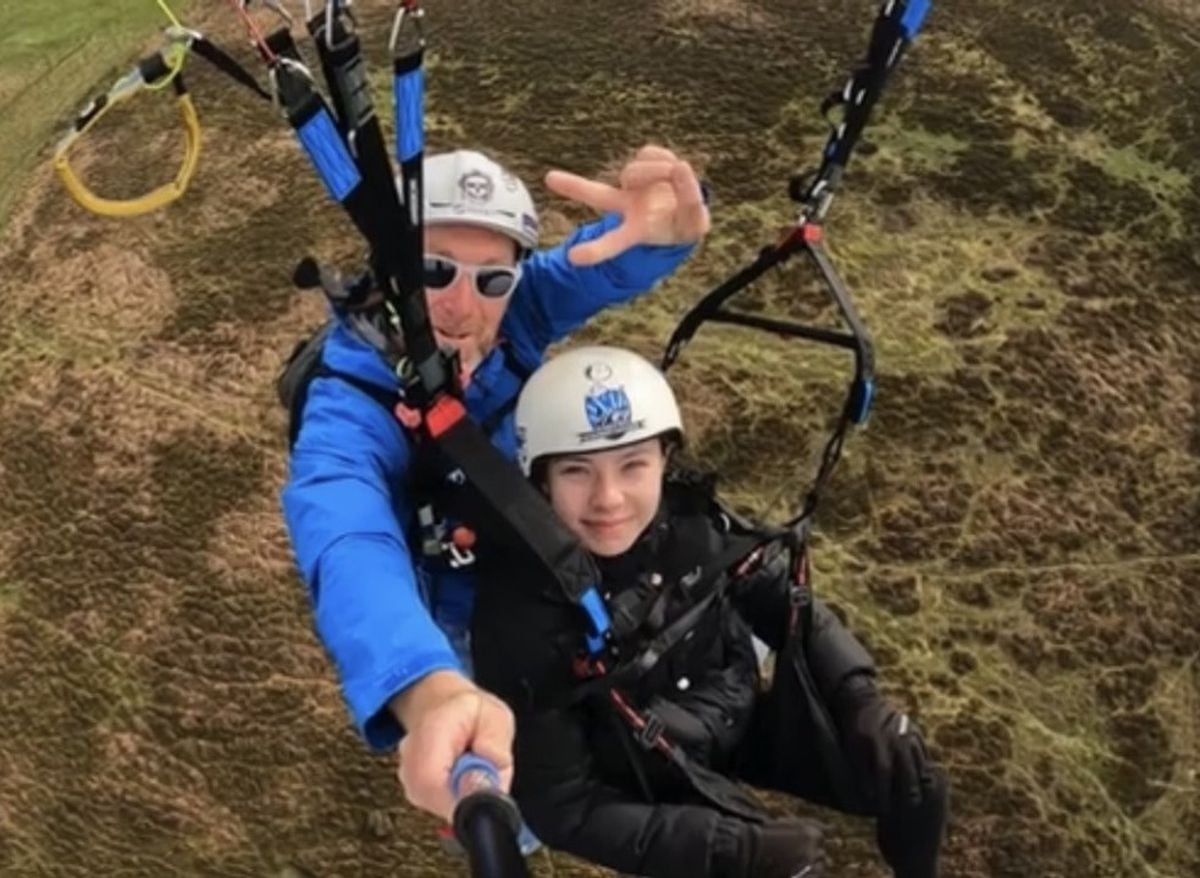 Macey Hand on her paragliding challenge