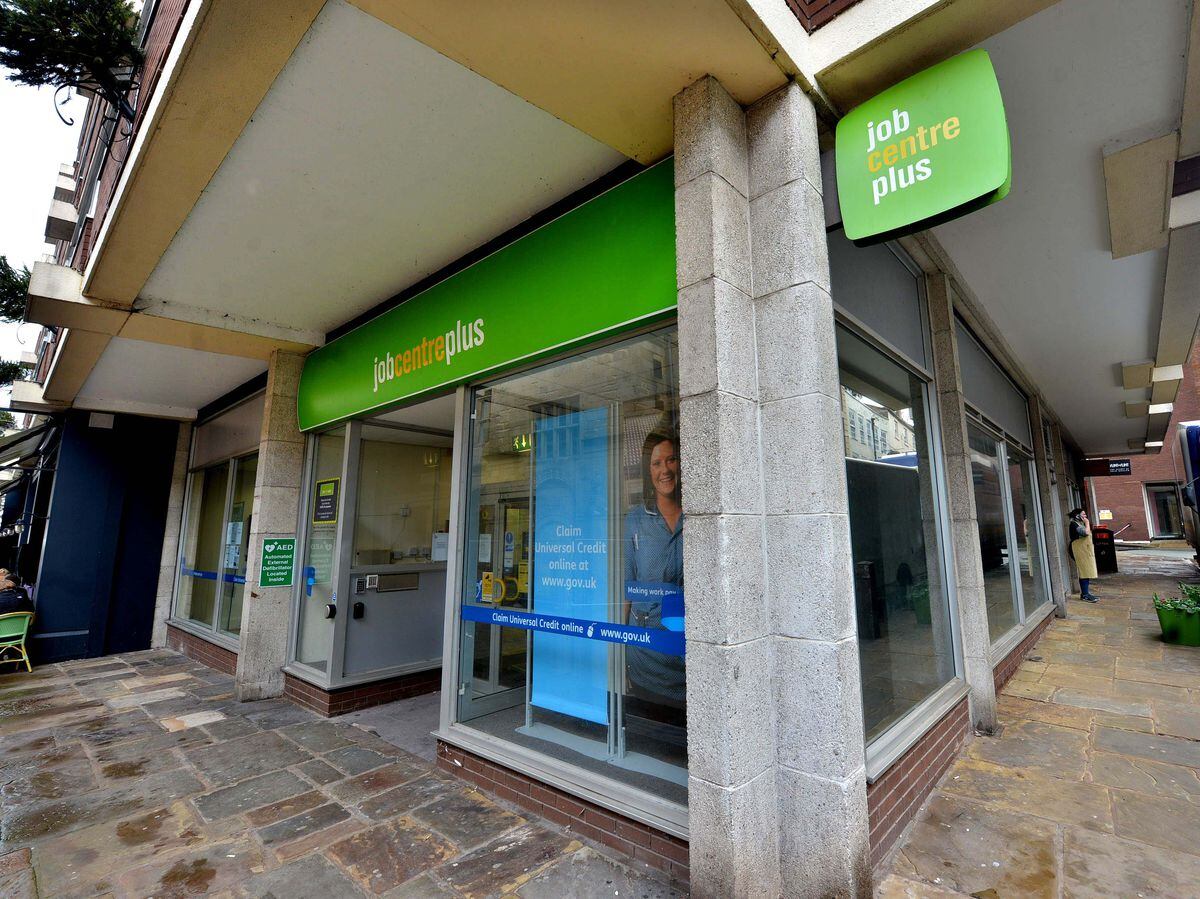 The Jobcentre in The Square, Shrewsbury