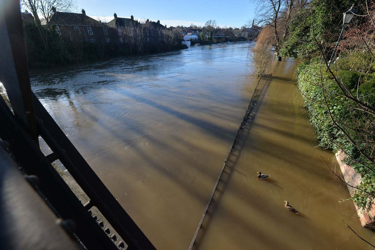 Flooding in Shrewsbury. Photo: Steve Leath.