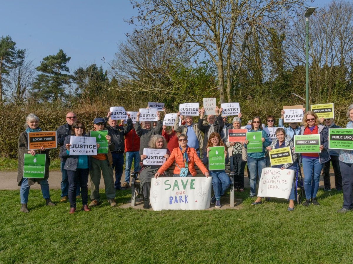 Campaigners have been fighting to save part of Greenfields Recreation Ground for four years