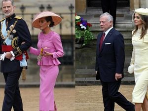 Foreign royals add fashion elegance to coronation with splash of spring colours