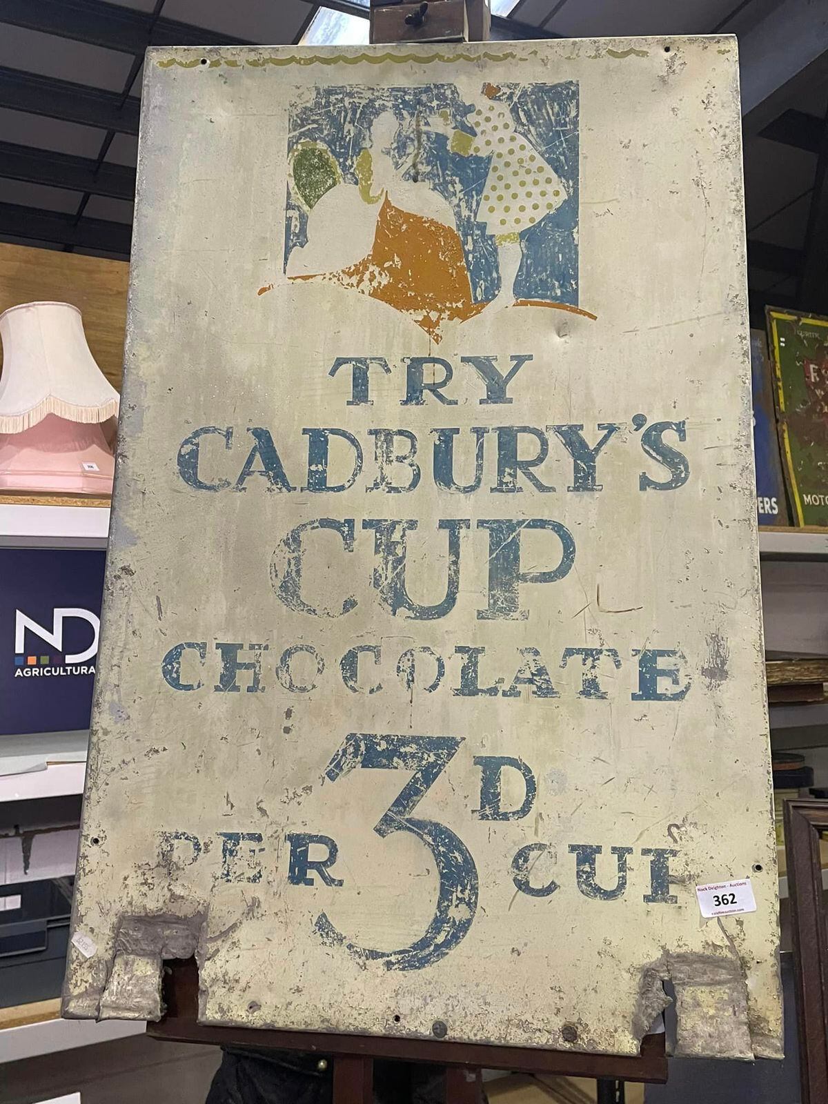 The Cadbury items will be sold at auction on Wednesday. Photo: Nock Deighton.