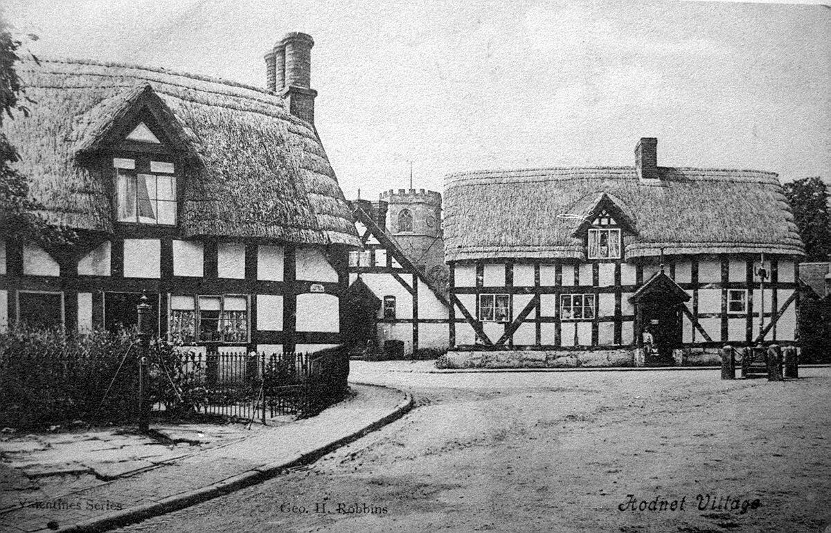 Hodnet street scene - probably early 20th century 