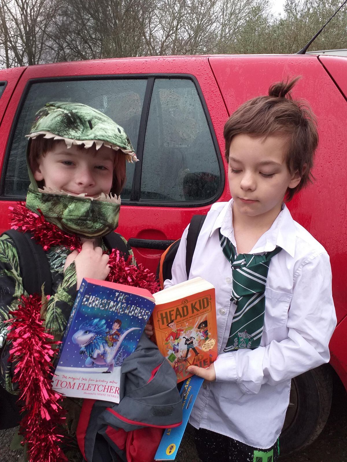 Twin brothers dress up for World Book Day