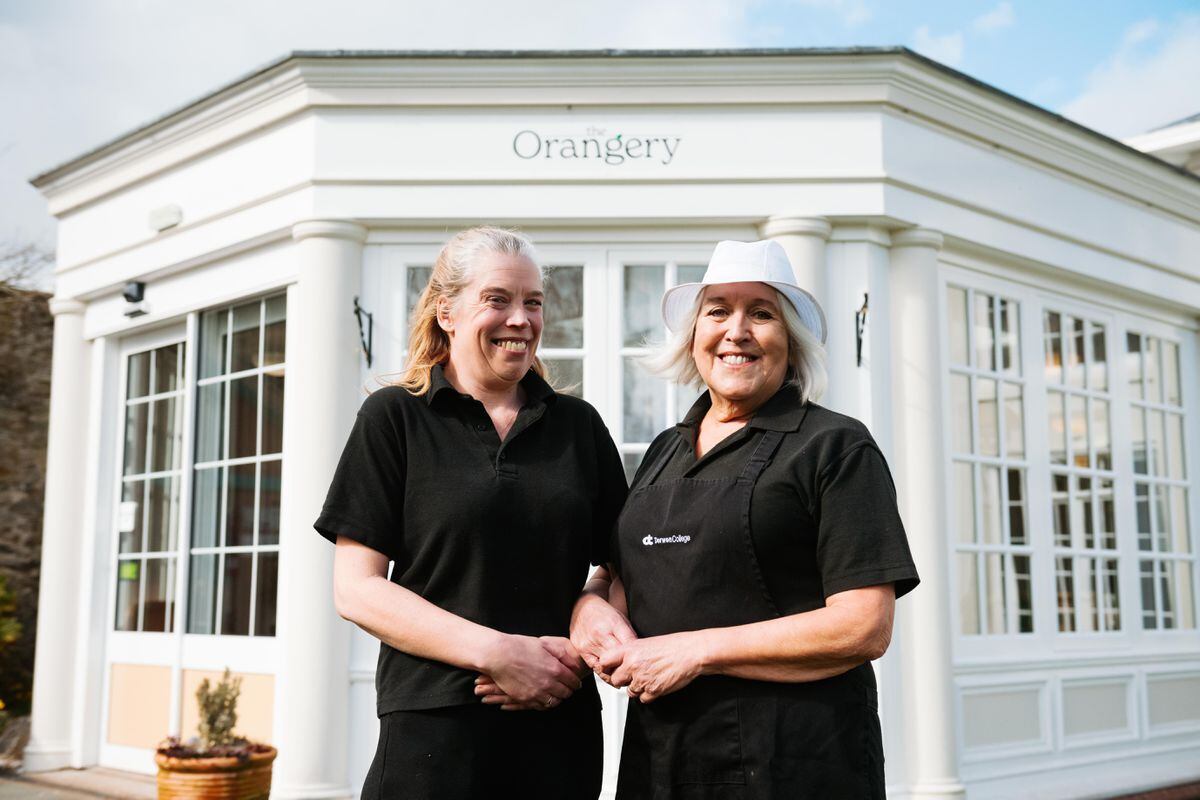 Mother and Daughter Carol and Lesley Shaw will be working together on Mothers Day at Derwen College's Orangery Restaurant