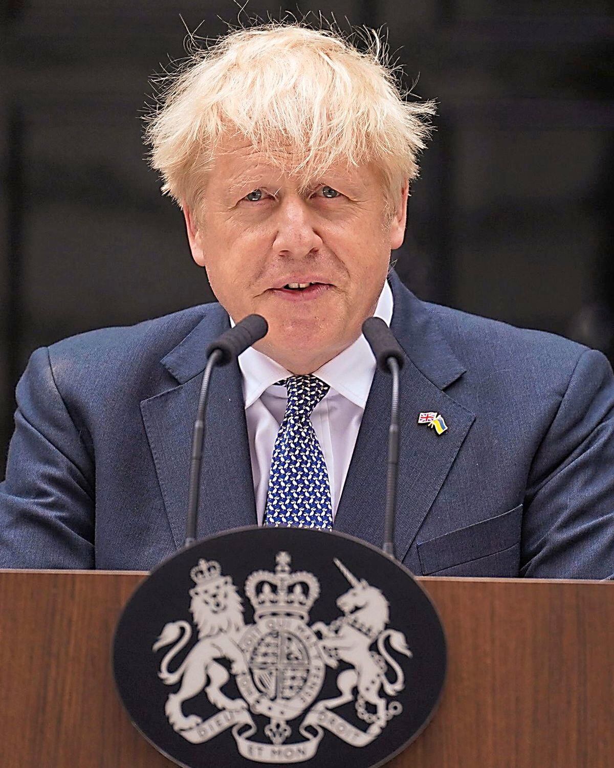Prime Minister Boris Johnson finally quit