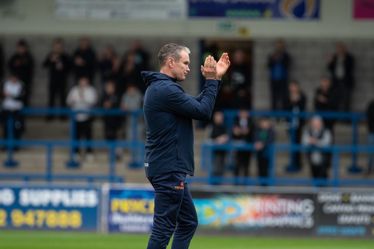 Kevin Wilkin (AFC Telford United Manager).
