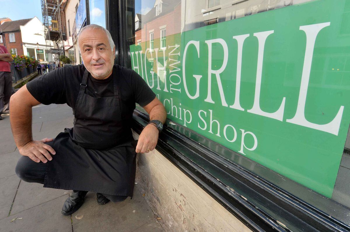 John Pasaras, owner of High Town Grill and Chip Shop