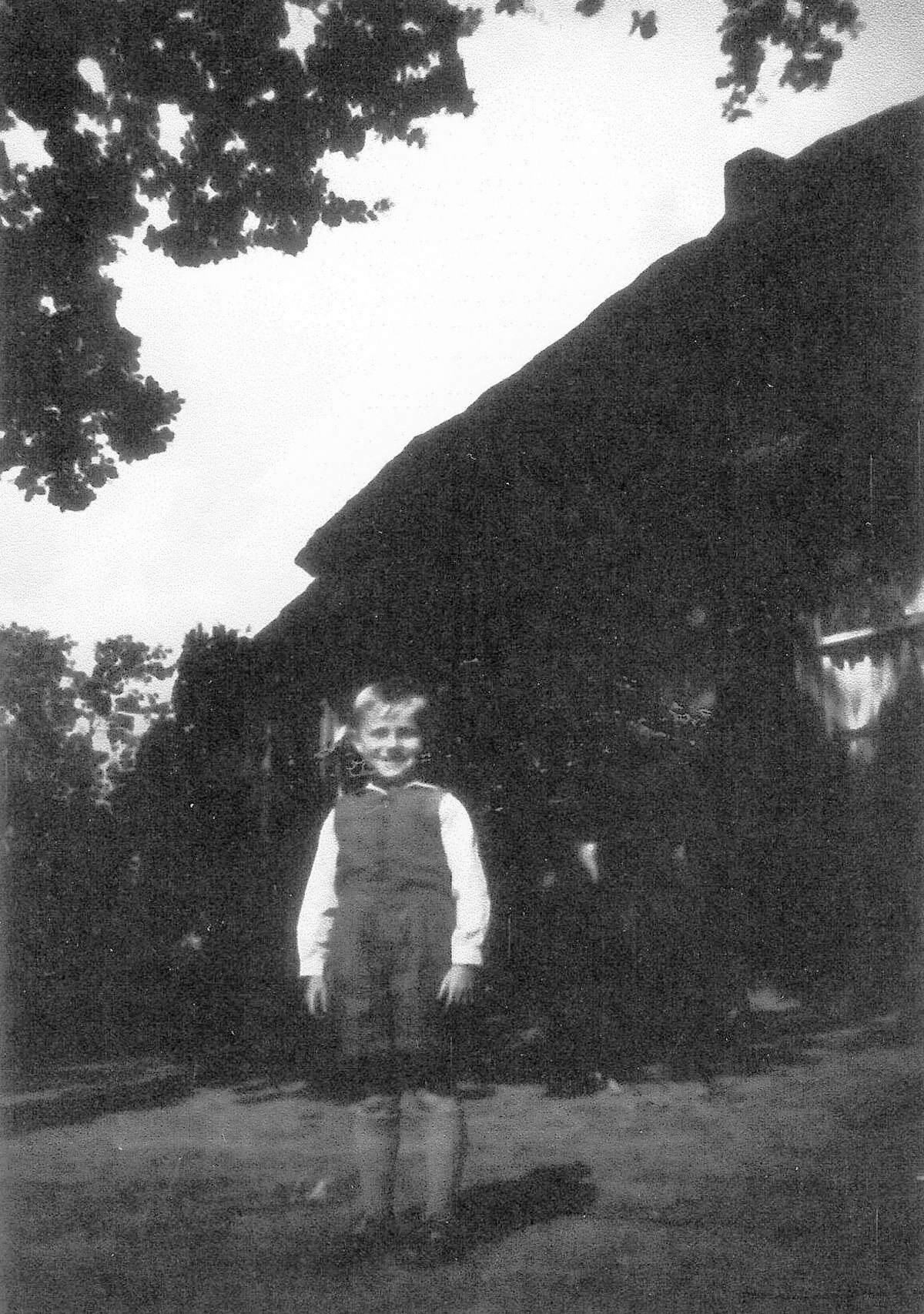 Ton VanDijk at the property in 1950.