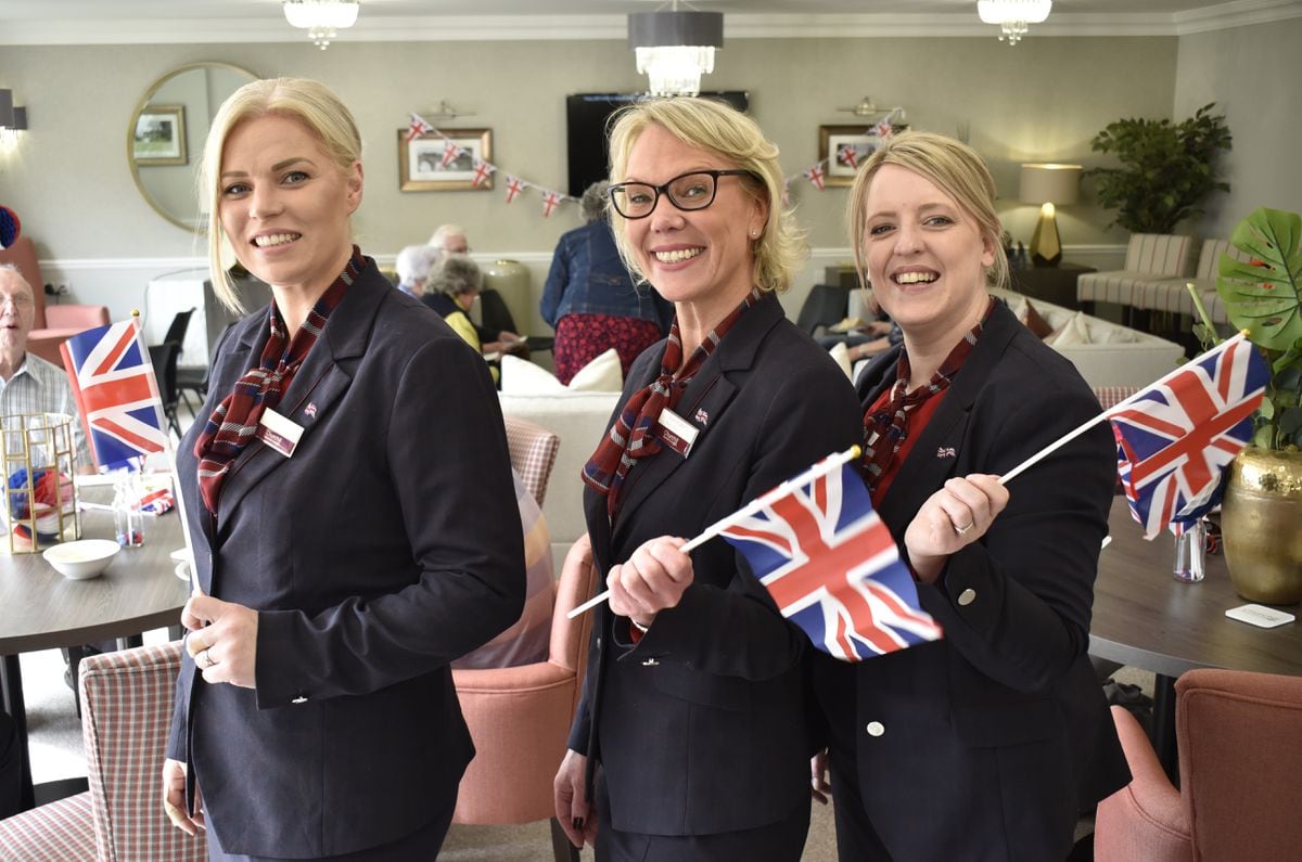 Staff and residents at Churchill Retirement Living celebrate the Jubilee with a tea party
