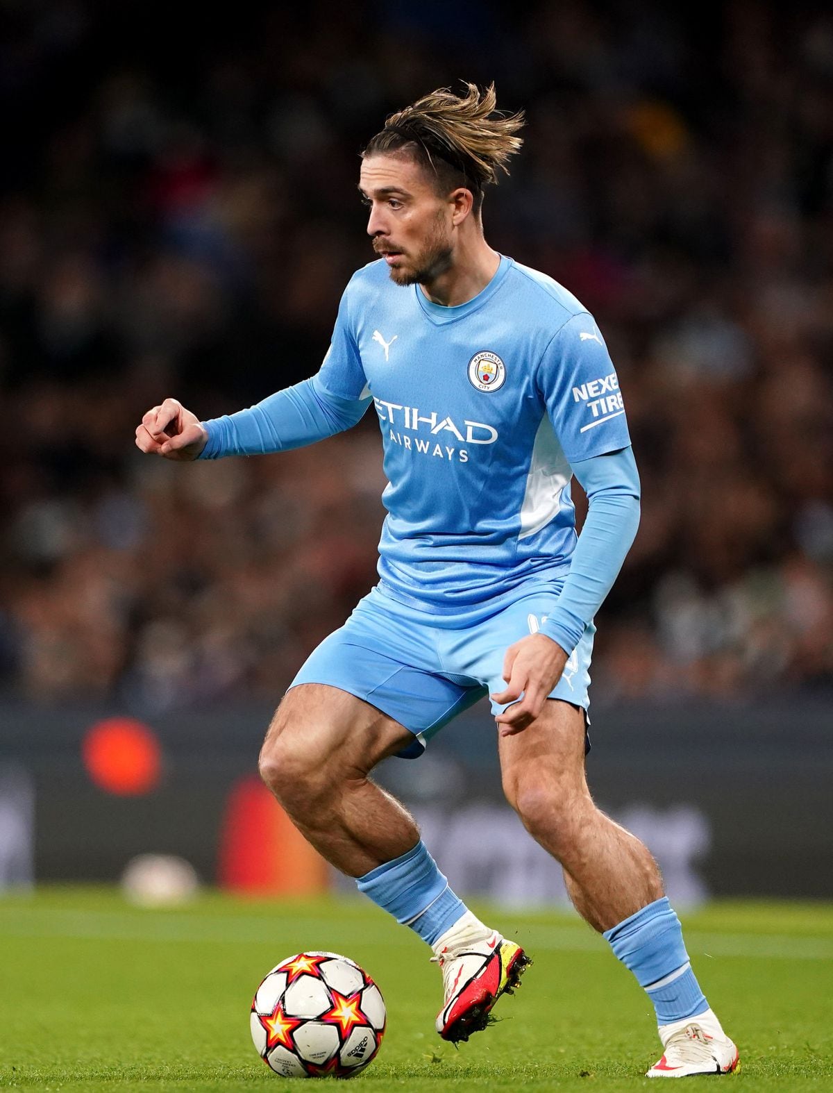 File photo dated 03-11-2021 of Manchester City's Jack Grealish who  could return for Manchester City to face former club Aston Villa on Wednesday. Issue date: Tuesday November 30, 2021. PA Photo. See PA story SOCCER Man City. Photo credit should read Zac Goodwin/PA Wire..