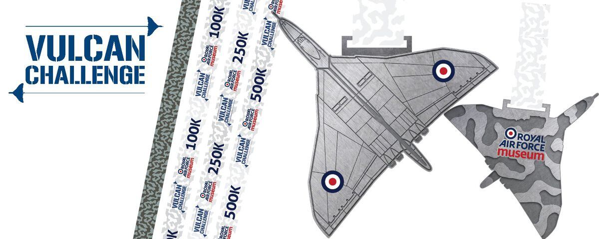 Vulcan Challenge logo. ©Trustees of the Royal Air Force Museum