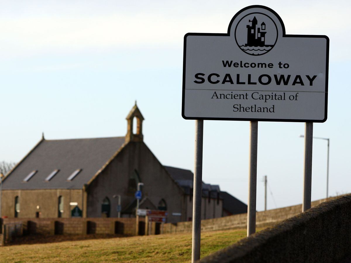Scalloway sign