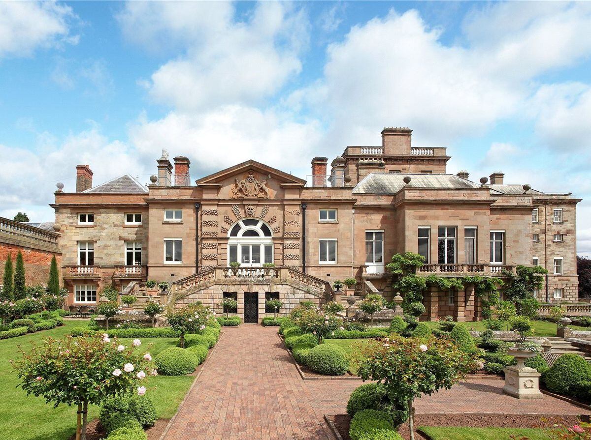 Patshull Park's west wing is on the market. Photo: Savills