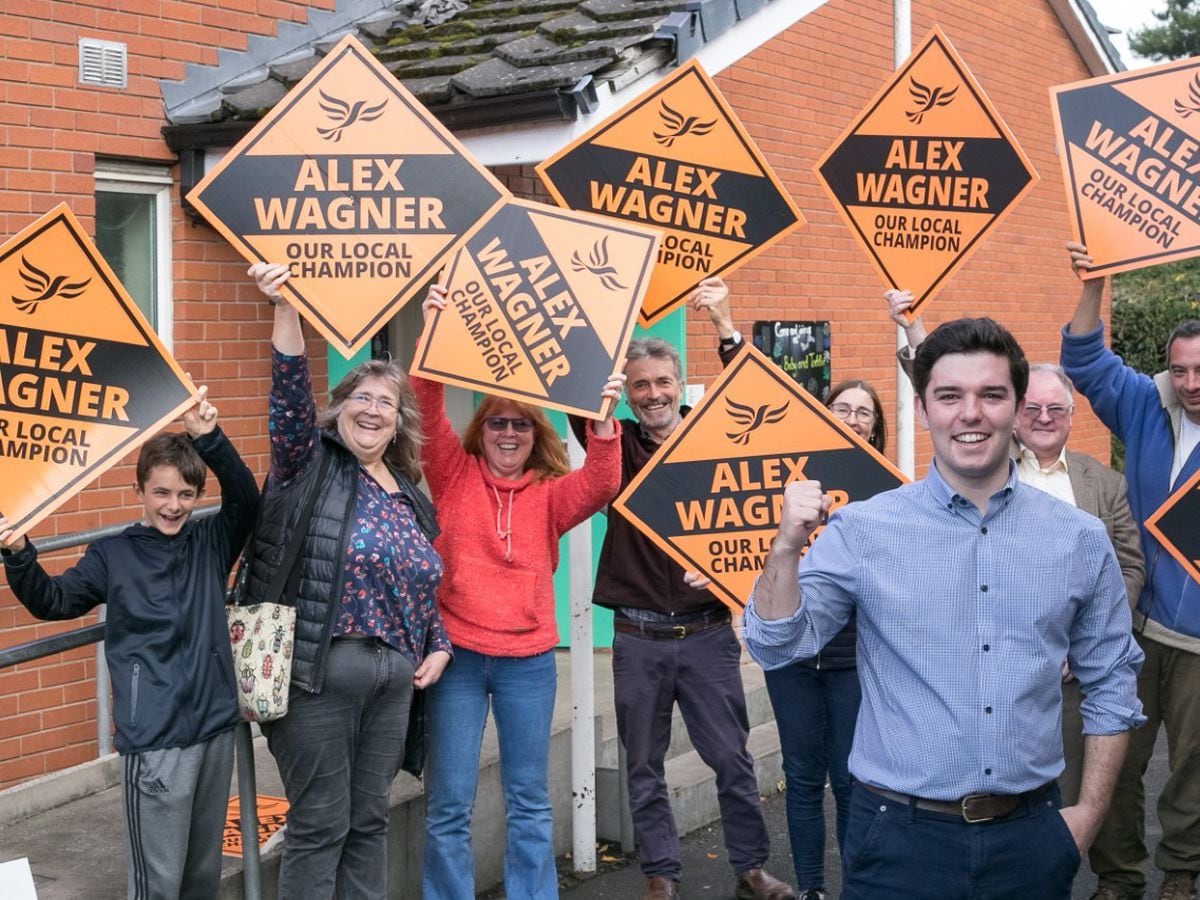 Alex Wagner with his Liberal Democrat colleagues