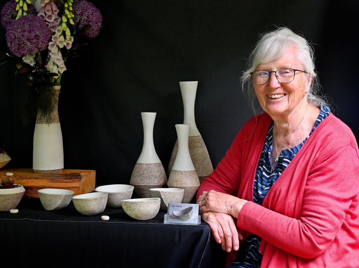 Ceramic artist Jean Jenkins