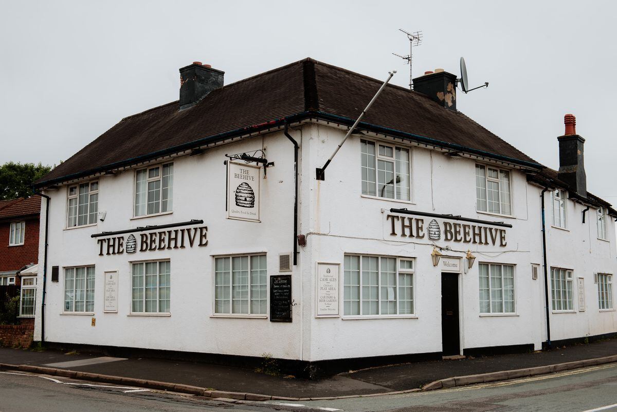 The empty Beehive pub in Shifnal
