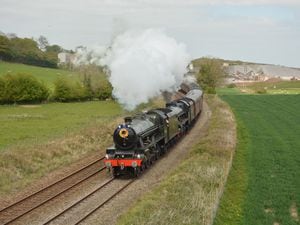 Steam locomotive Bahamas will be running through Shropshire on Sunday