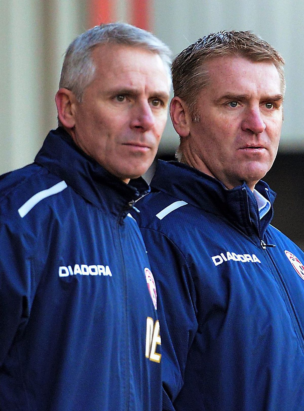 A coach at Walsall with Dean Smith
