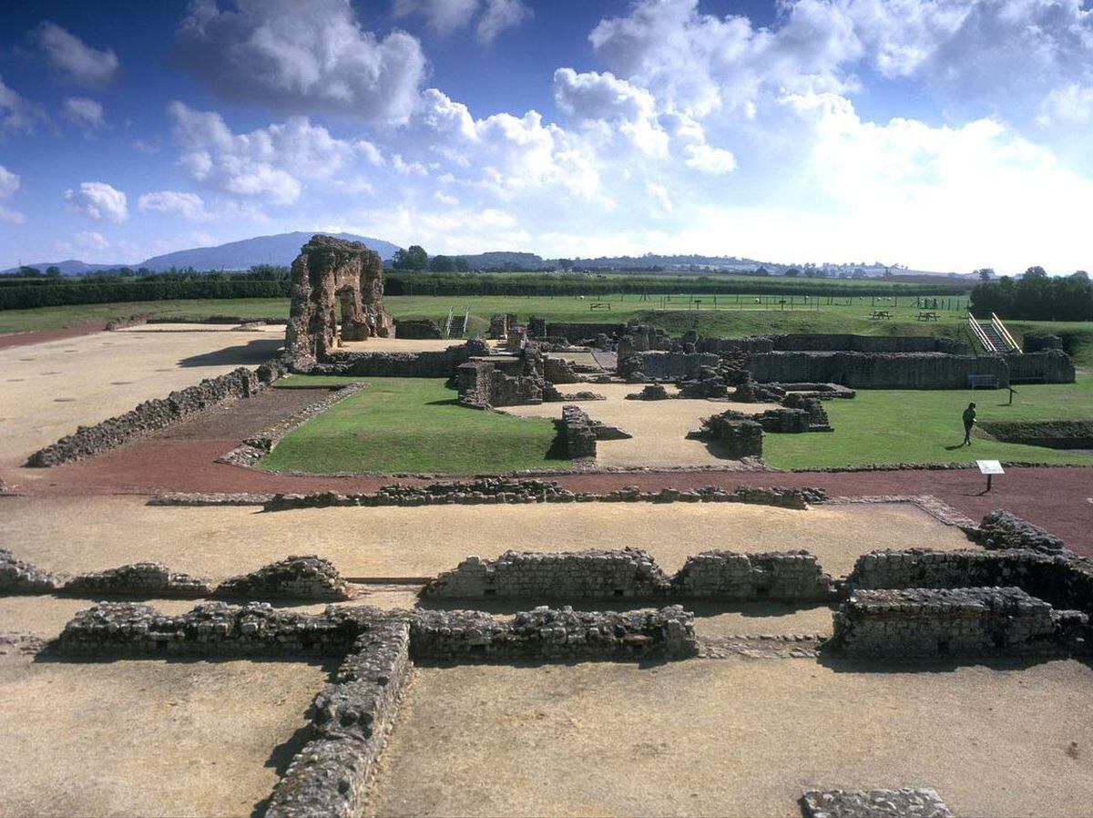 Wroxeter Roman City in Shropshire