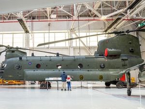 Chinook Bravo November on display at the RAF Cosford Museum. Photo: Bob Greaves Photography