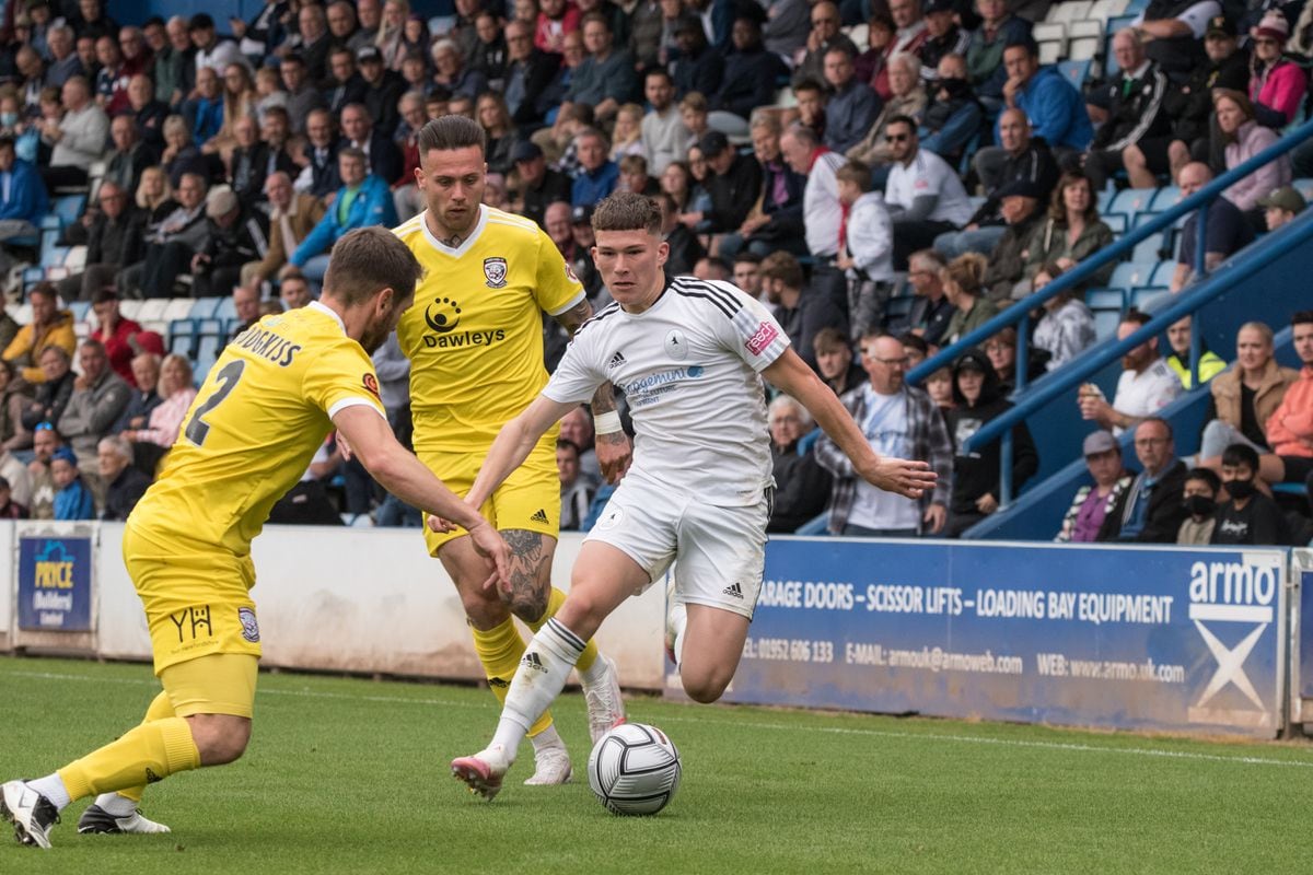 Brad Bood was one of AFC Telford's standout performers in the early weeks of the season but has not started for more than two months. Pic: Kieren Griffin