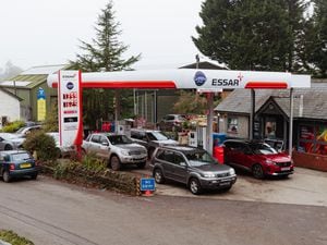 Griffiths Garage in Leintwardine which has some of the lowest fuel prices in the country