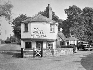 Shifnal toll house became the site of Bert Greatbatch's garage.