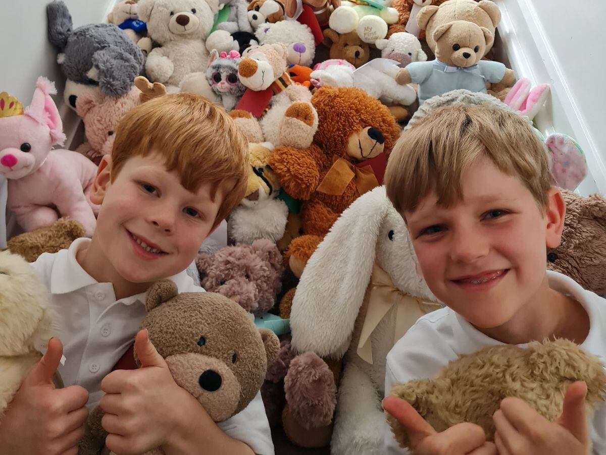 Teddy Bears Take Over Shropshire Family