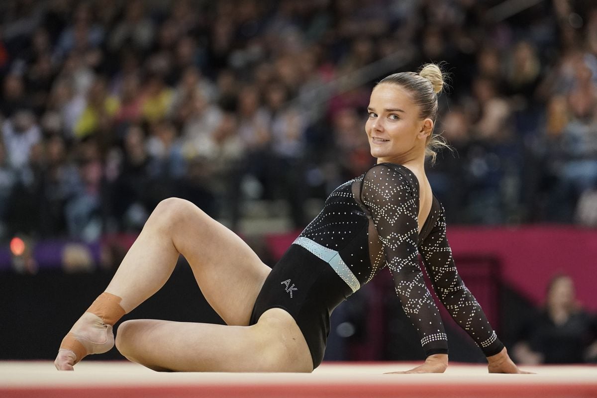 Alice Kinsella at the British Gymnastics Championships