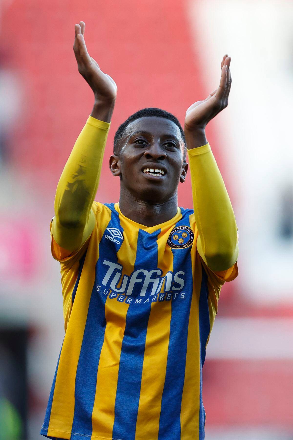 Tyrese Fornah of Shrewsbury Town (AMA) 