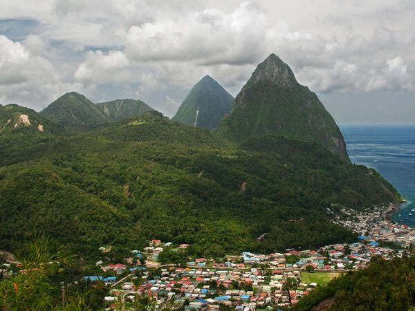 View of Saint Lucia