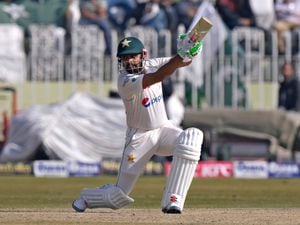 Babar Azam scored a masterful century and guided Pakistan to 411 for three at tea