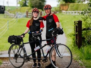 Amelia Bedford and her father Stewart Bedford will be taking on a charity tandem cycle ride from John O'Groats to Lands End in June in memory of Jack Fenton.