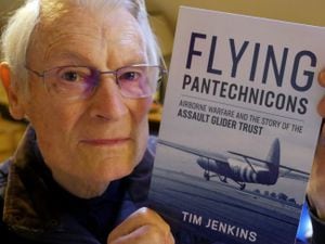 Martin Locke with the book Flying Pantechnicons.