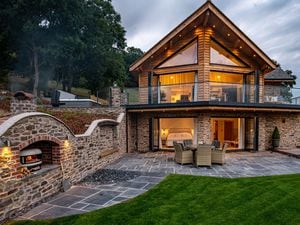 Llety Cariad, the latest luxury holiday home built by Plas Robin Rural Retreats which has received a coveted ‘Six Star’ grading.