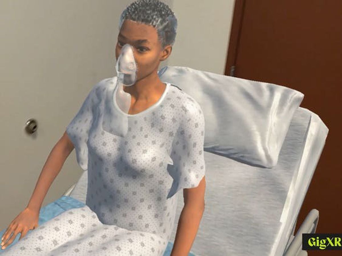 A mixed reality holographic patient