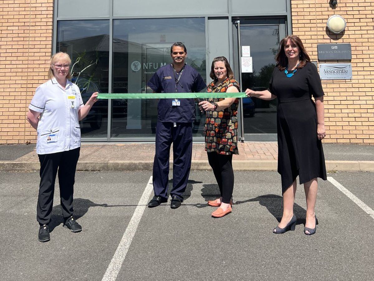 Elisabeth Roberts, the Mayor of Shrewsbury, officially opened the clinic on June 16